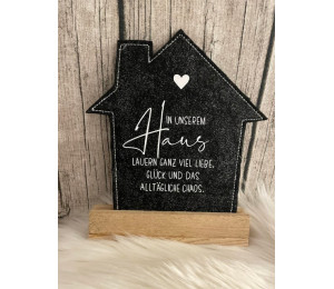 Stickdatei ITH - Stecker Haus Blanko